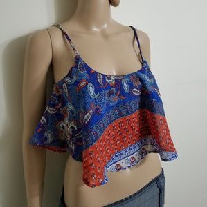 Spaghetti strap crop top